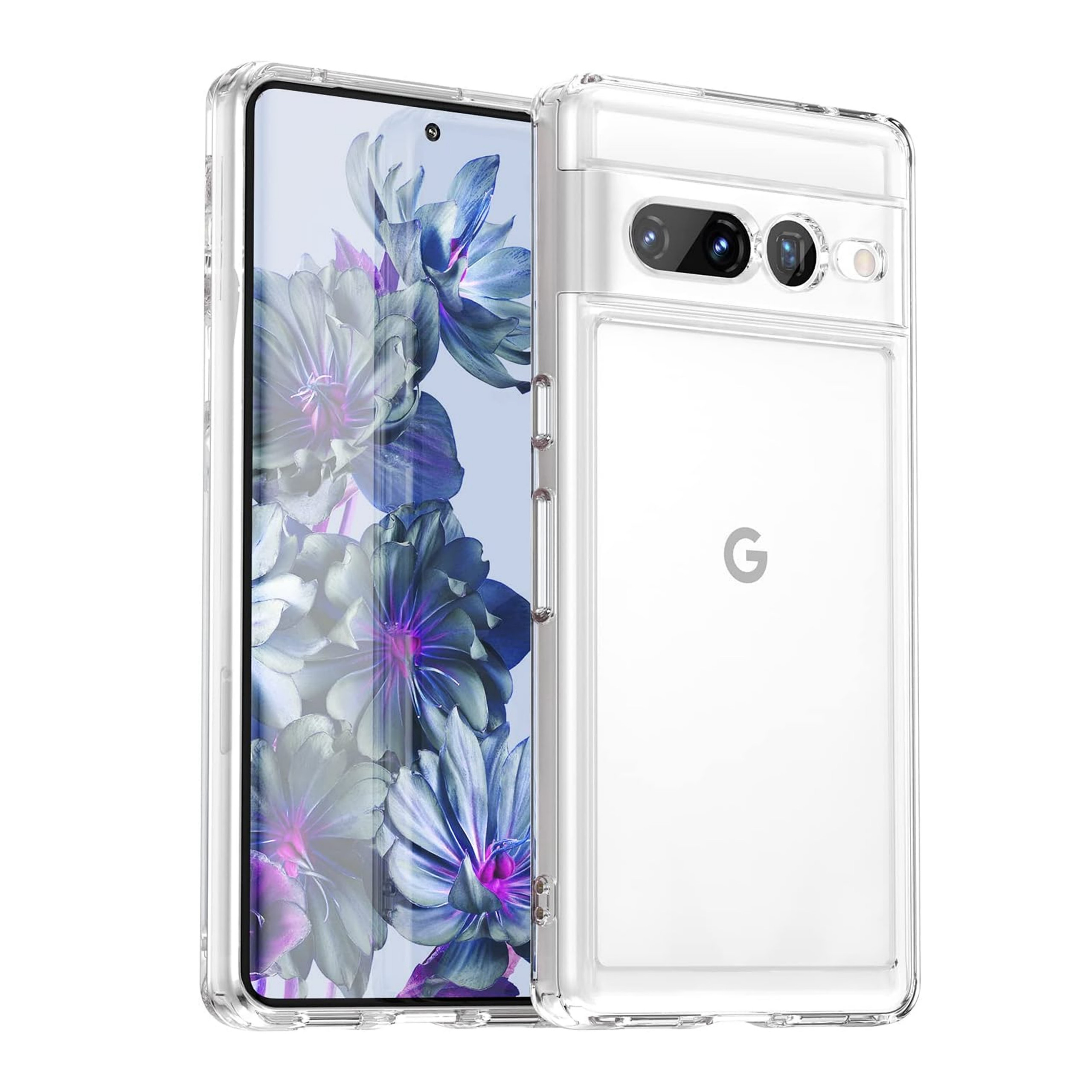 Clear Armor Hybrid Transparent Case for Google Pixel 7a (Clear)